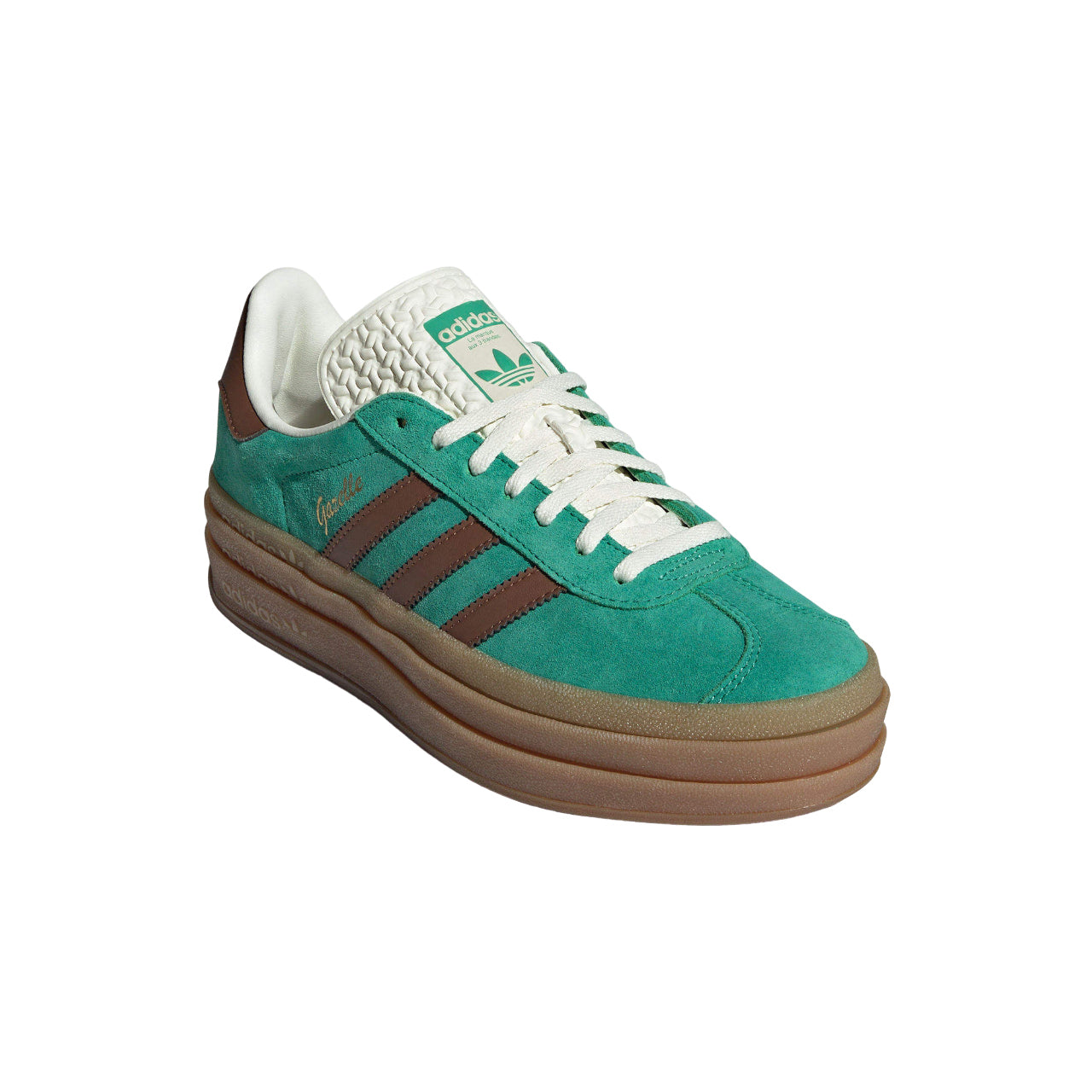 (WMNS) adidas Gazelle Bold ‘Green Brown’ JP8045