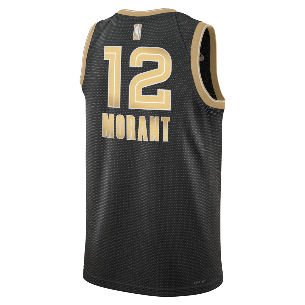 Nike Dri-FIT NBA Ja Morant Memphis Grizzlies 2024 Select Series Swingman Jersey ‘Black Gold’ FN5915-053