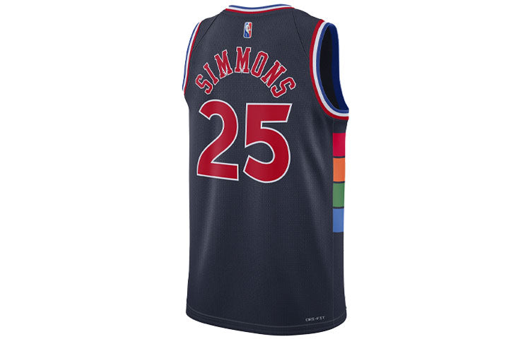 Nike x NBA Philadelphia 76ers Jerseys ‘Ben Simmons 25’ DB4041-419