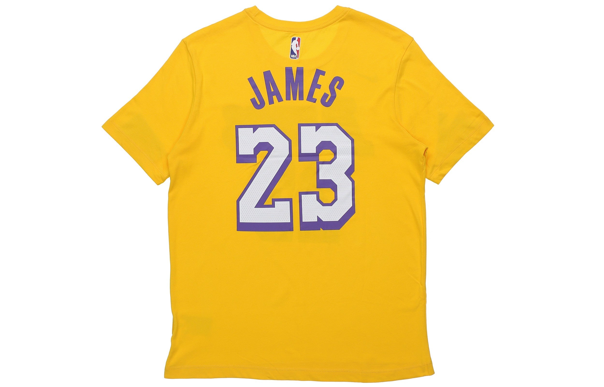 Nike NBA City limited Jersey 19-20 Season Los Angeles Lakers LeBron James No. 23 Yellow BV8796-705