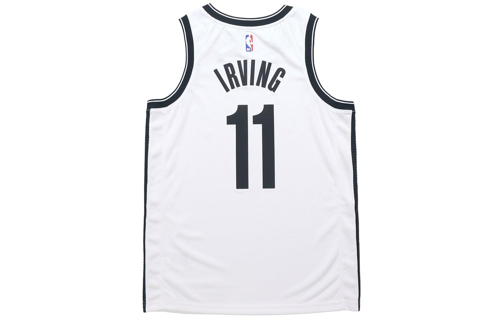 Nike NBA SW Fan Edition Brooklyn Nets Kyrie Irving 11 Basketball Sports Jersey White CW3584-105