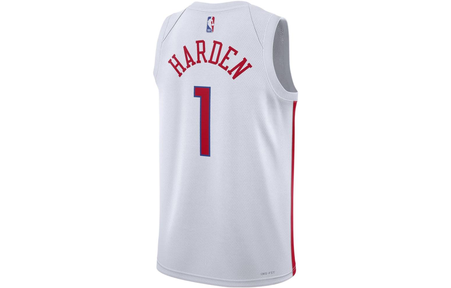 Nike Dri-FIT NBA Philadelphia 76ers James Harden City Edition 2022/23 Swingman Jersey DO9606-107