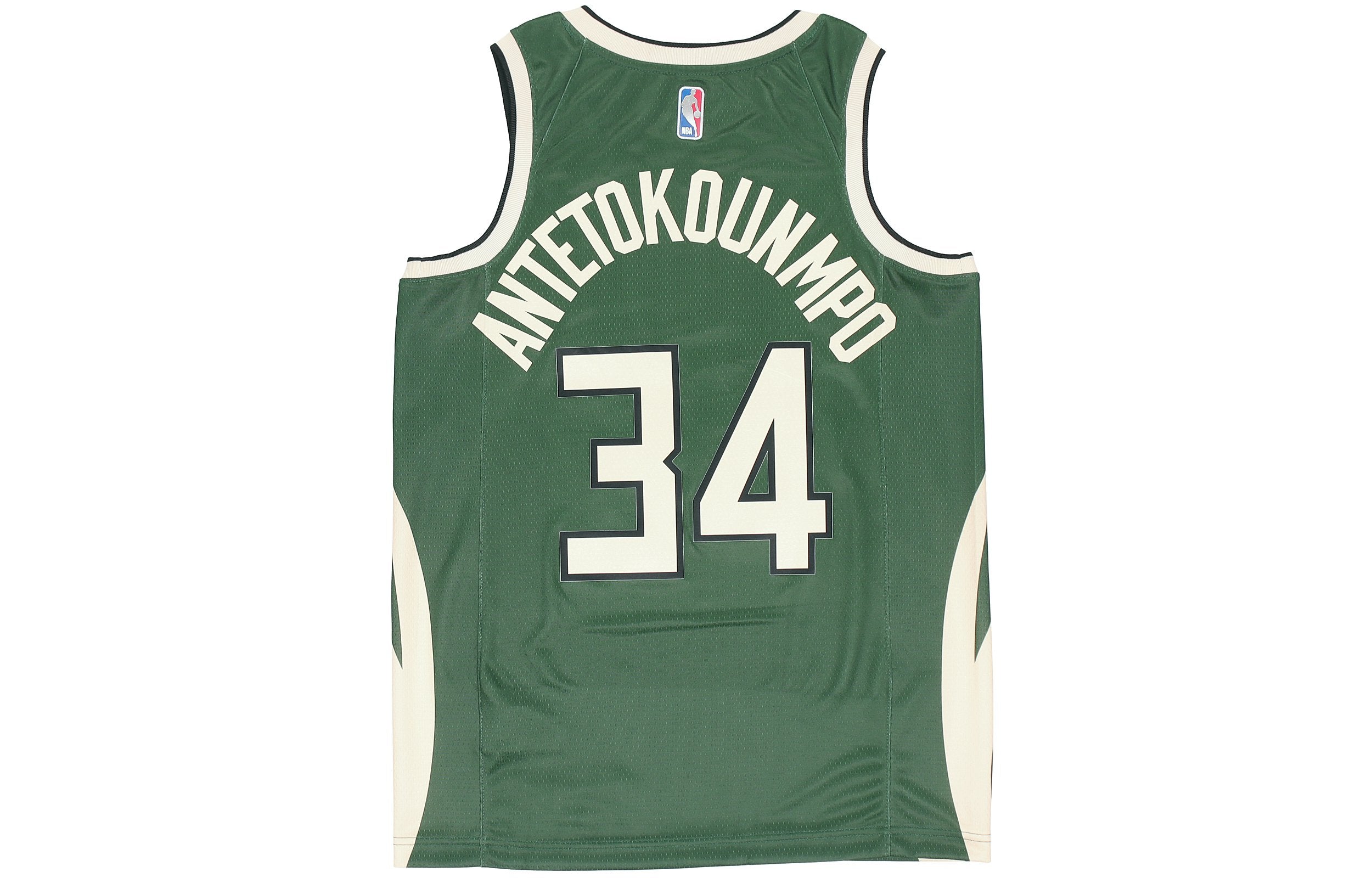 Nike NBA Retro Basketball Jersey/Vest SW Fan Edition Milwaukee Bucks Alphabet 34 Green Army green CN9939-323
