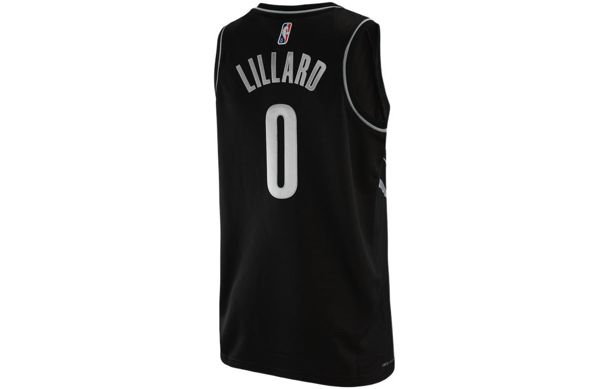 Nike x NBA Portland Trail Blazers Icon Edition Jerseys ‘Damian Lillard 0’ DH8068-010