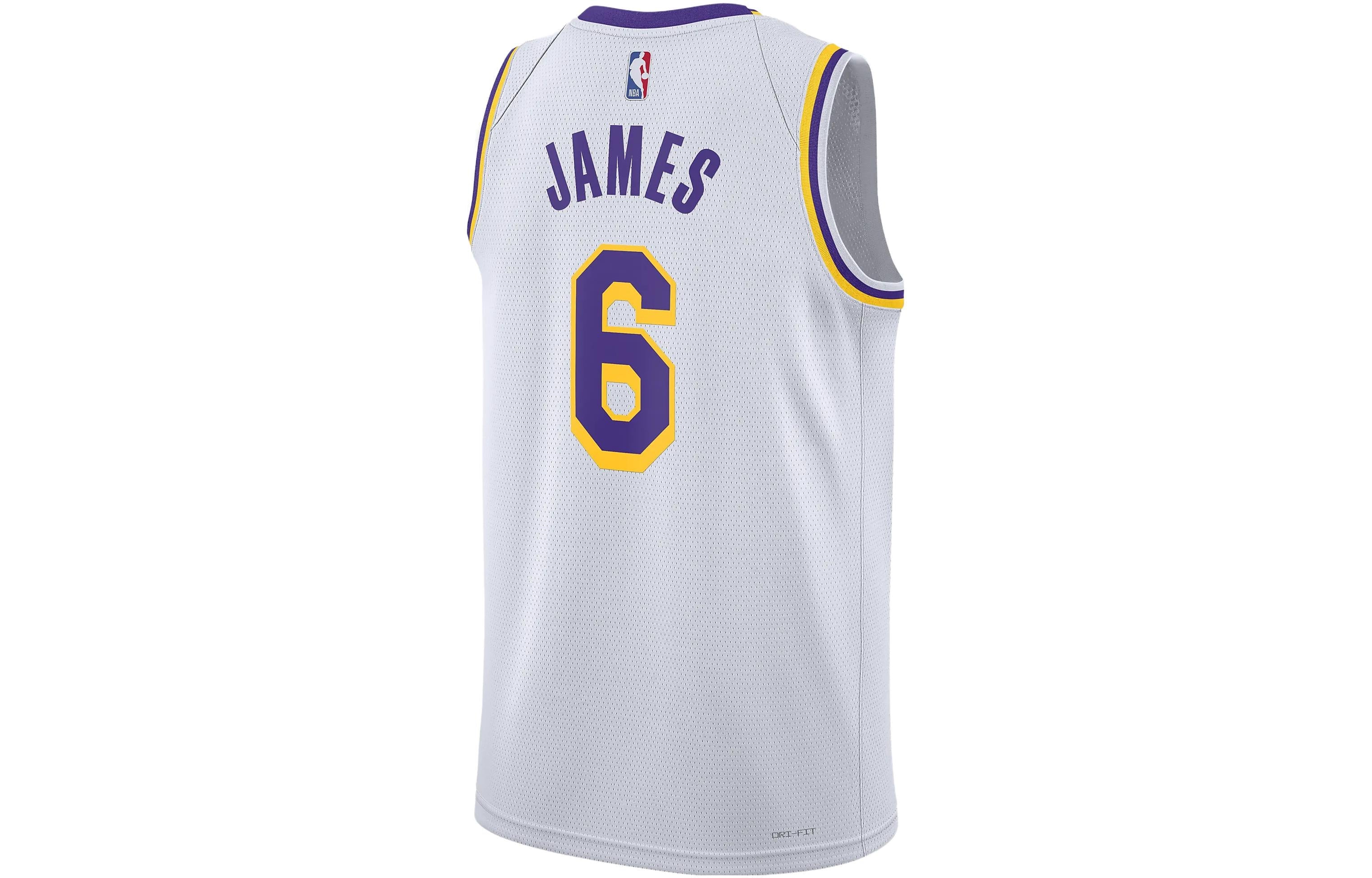 Nike NBA LeBron James Los Angeles Lakers 2022/23 Association Edition Swingman Jersey #6 DN2081-100