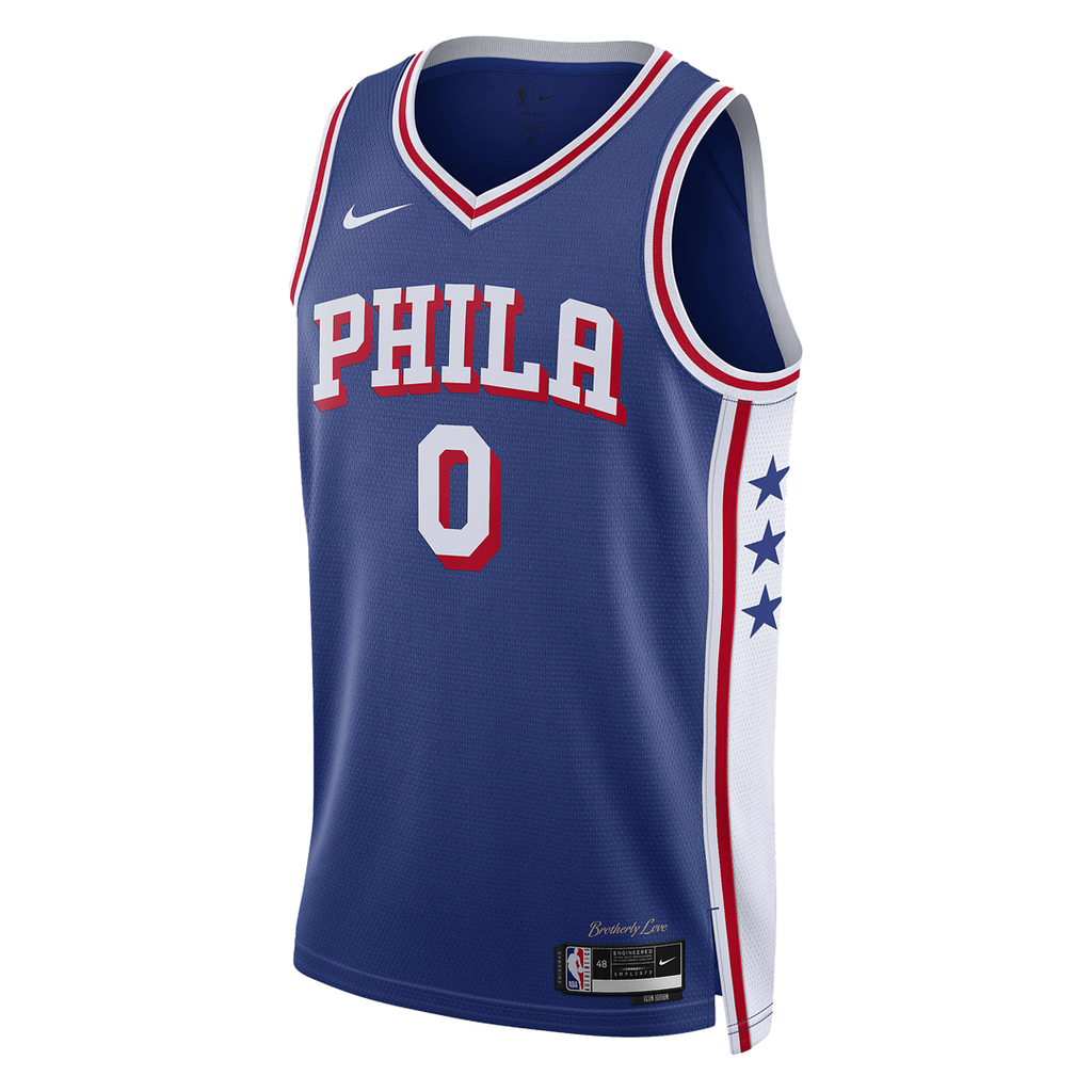 Nike Dri-FIT NBA Swingman Jersey 2023/24 Icon Edition ‘Philadelphia 76ers Tyrese Maxey’ DX8620-403