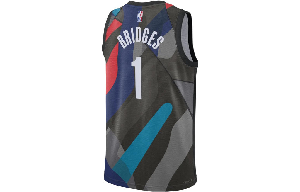 Nike x Kaws Dri-FIT NBA Swingman Jersey 2023/24 City Edition ‘Brooklyn Nets Mikal Bridges’ DX8487-014