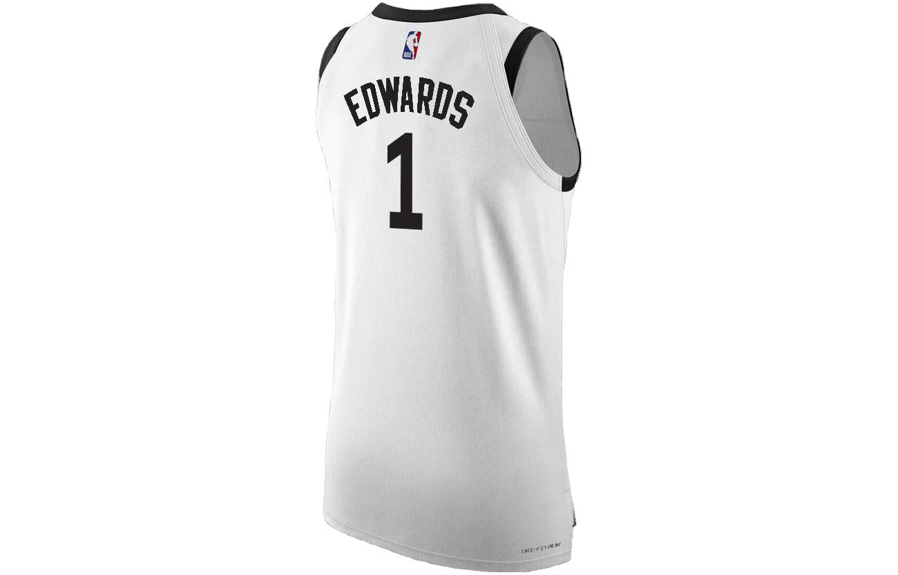 Nike x NBA MINNESOTA Edwards Jerseys T-Shirts ‘White’ DQ0252-100