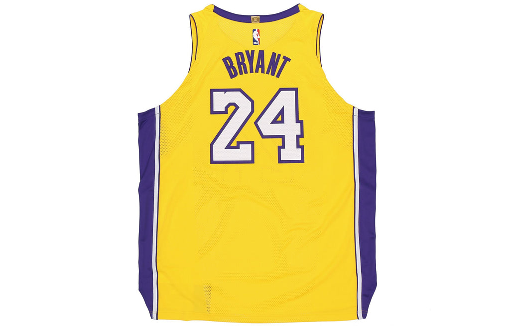 Nike Icon Edition Authentic NBA Jersey Sports Basketball Jersey/Vest AU Player Edition Lakers Kobe 24 Yellow AQ2107-728
