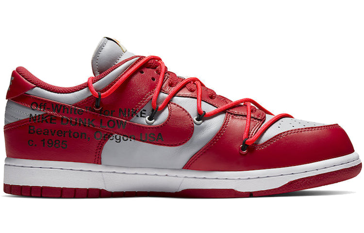 Nike x Off-White Dunk Low ‘University Red’ CT0856-600
