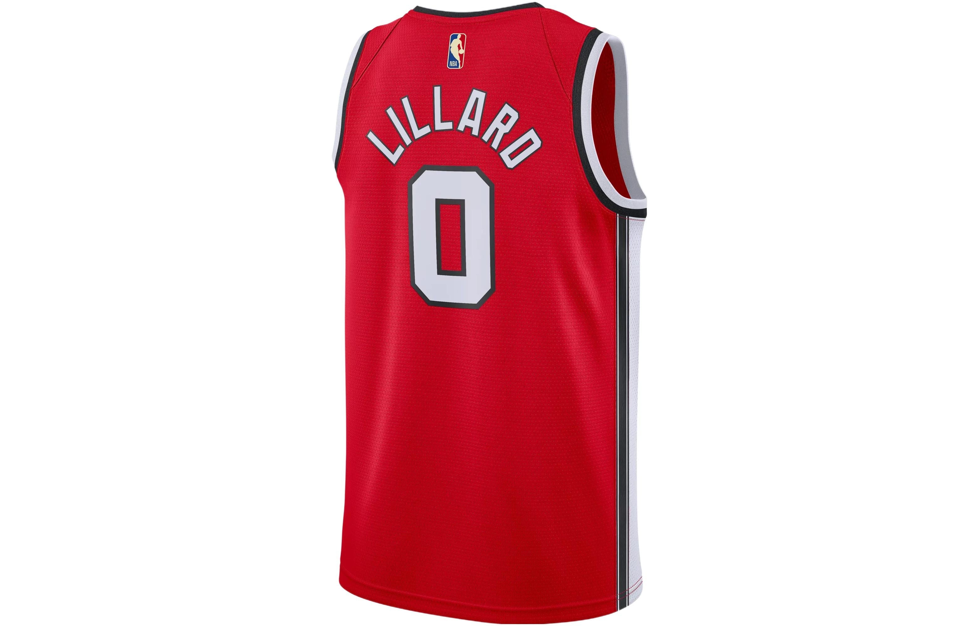 Nike x NBA Portland Trail Blazers Jerseys ‘Damian Lillard 0’ AV4511-658