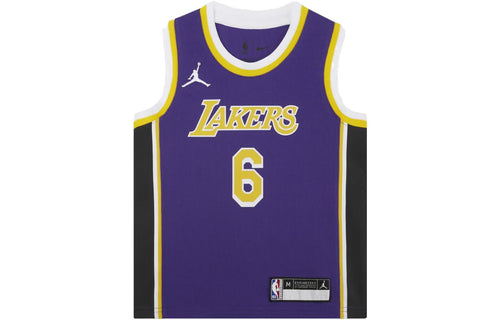 (GS) Air Jordan NBA Los Angeles Lakers LeBron James Jersey ‘Purple’ DR1055-504