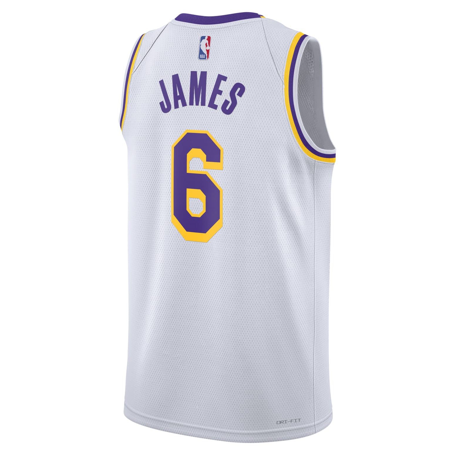 Nike x NBA LA Lakers Jerseys ‘LeBron James 6’ CW3595-103