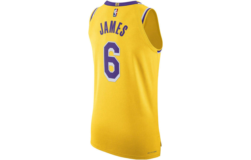 Nike x NBA Lakers LeBron James Jerseys ‘Yellow’ DM6028-728