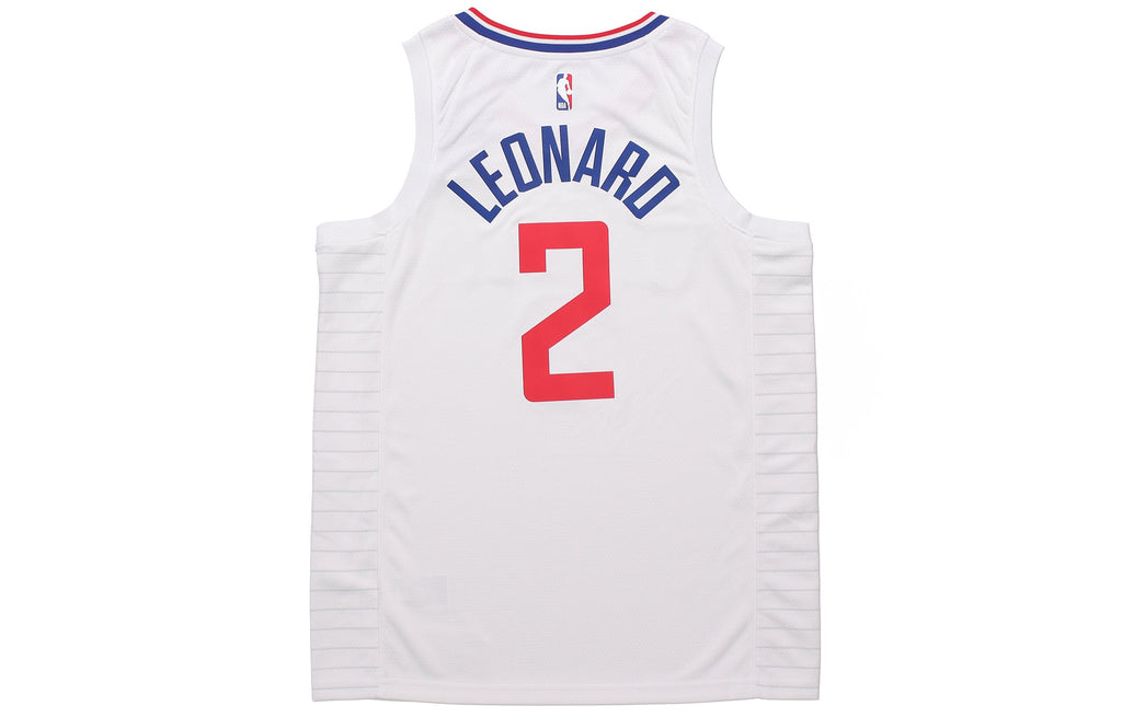 Nike NBA Quick Dry Sports Basketball Jersey/Vest SW Fan Edition 2020 Season Los Angeles Clippers Leonard 2 White CW3594-100