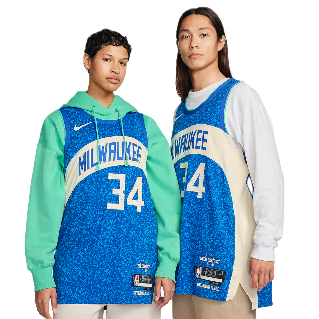 Nike Dri-FIT ADV NBA Authentic Jersey 2023/24 City Edition ‘Milwaukee Bucks Giannis Antetokounmpo’ DX8766-406