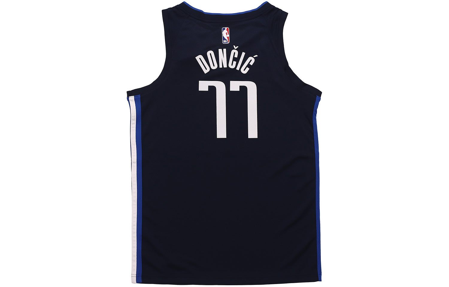 Nike NBA Basketball Jersey SW Fan Edition 20-21 Season Dallas Mavericks Doncic No. 77 Navy Blue Dark blue CV9474-421
