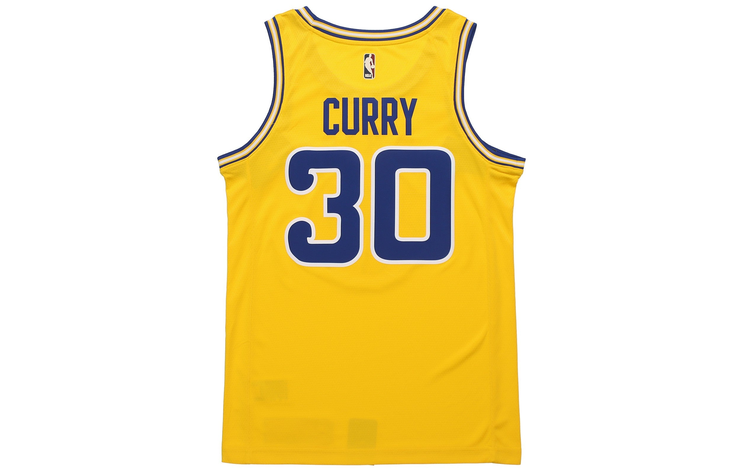 Nike Classic Edition Swingman Connected Jersey NBA golden state warriors stephen curry Yellow AJ3878-728
