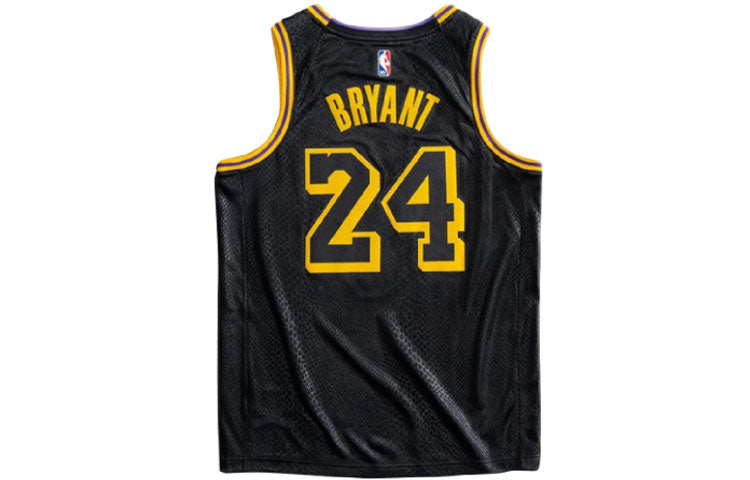 Men’s Nike NBA Los Angeles Lakers City Edition 8&24 Mamba Week Kobe Commemorate Black Jersey DJ0471-010
