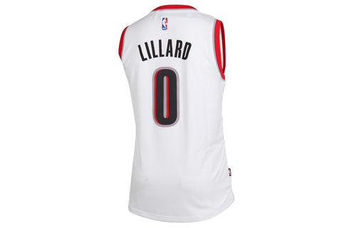 adidas NBA Damian Portland Lillard Swingman Men’s Jersey White/Red A46234