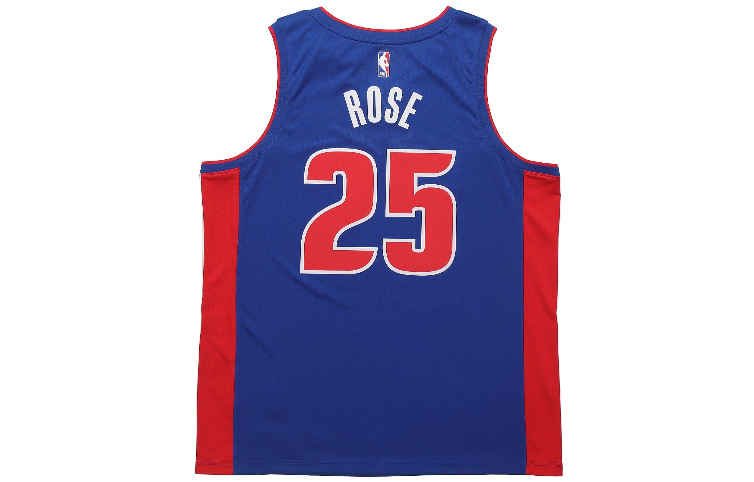Nike NBA Casual Sports Basketball Jersey SW Fan Edition Detroit Pistons 25 Blue CW3664-401