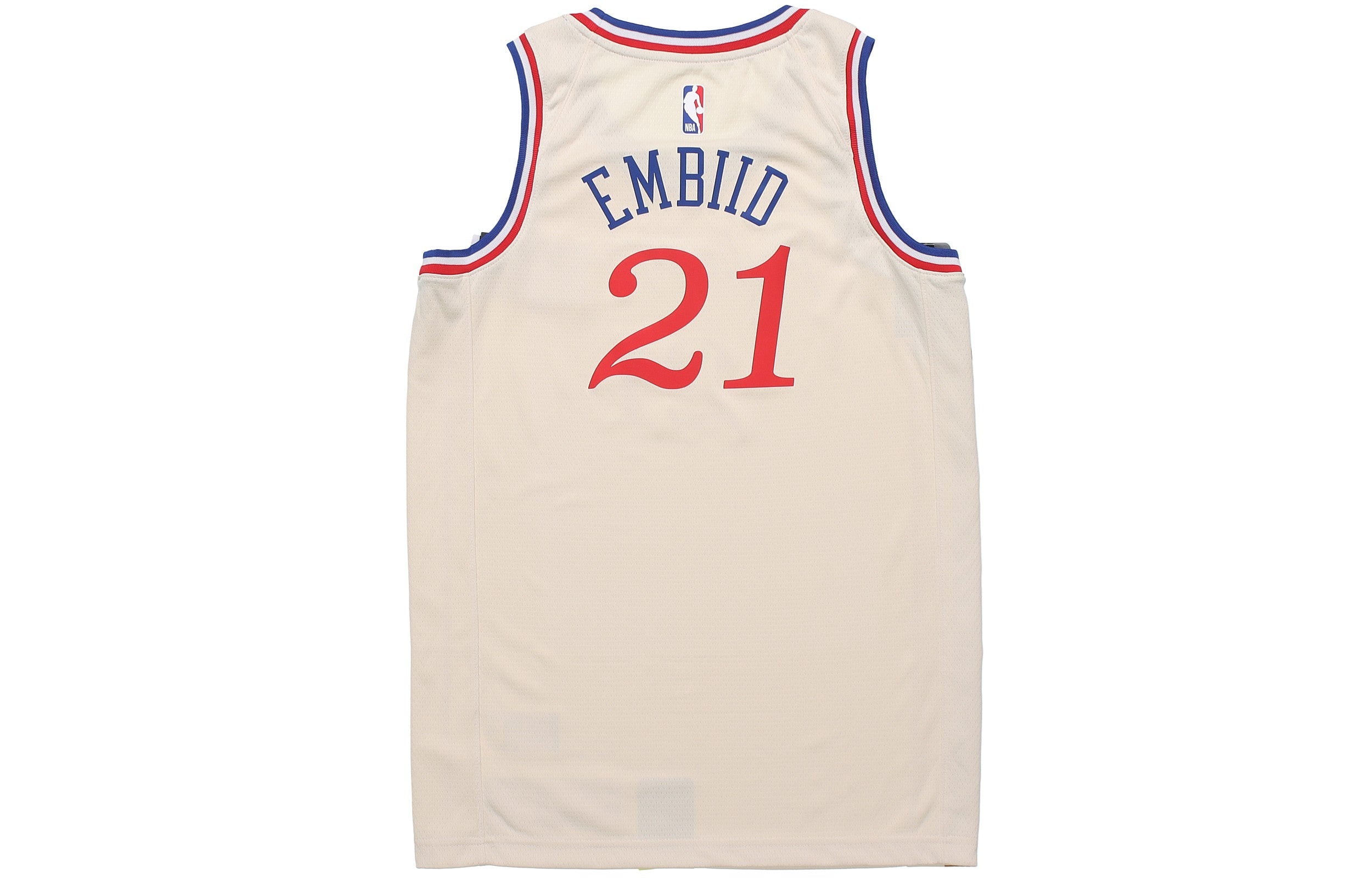Nike NBA City limited SW Fan Edition 19-20 Season Philadelphia 76ers 21 Basketball Jersey/Vest Beige Creamy AV4664-280