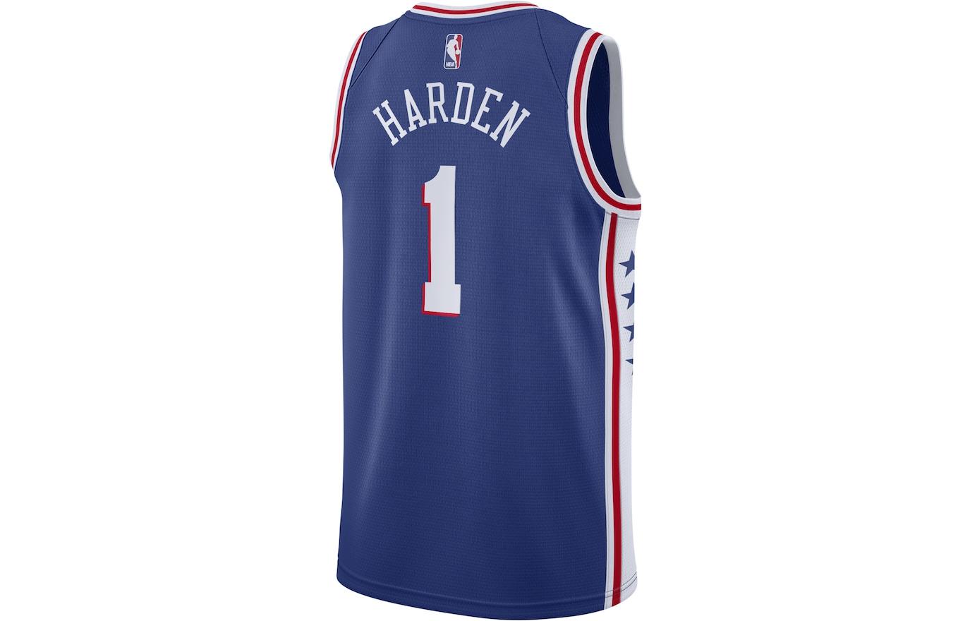 Nike x NBA Philadelphia 76ers 20 Jerseys ‘James Harden 1’ CW3678-402