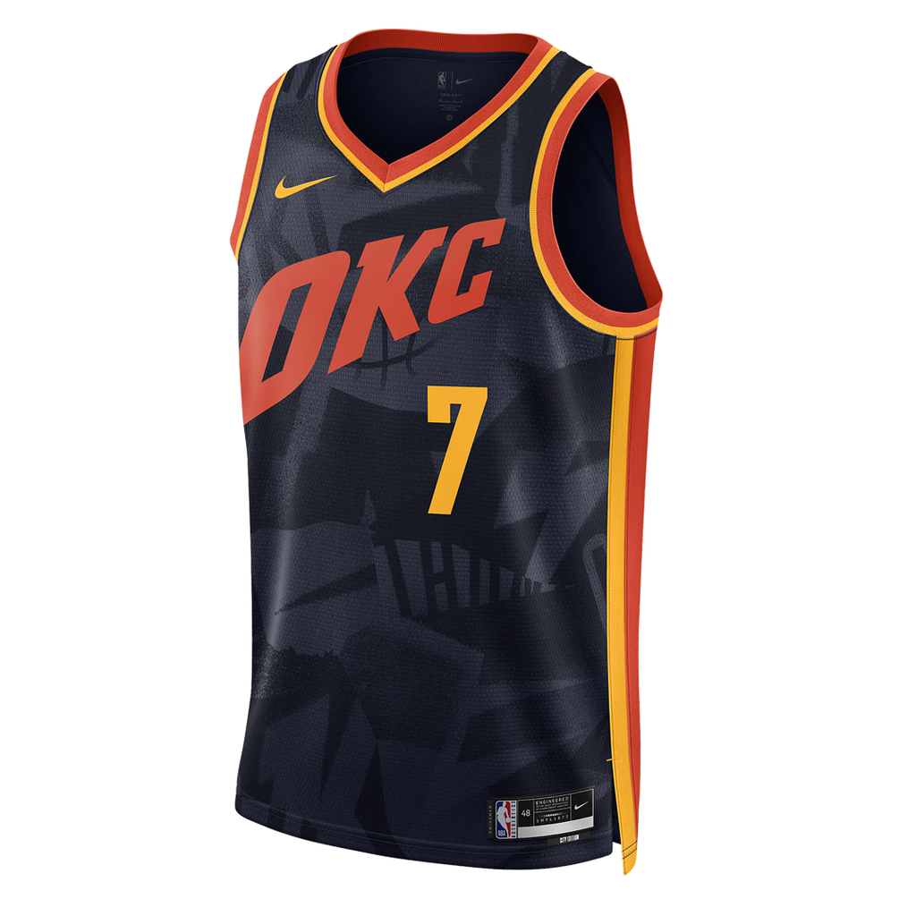 Nike Dri-FIT NBA Swingman Jersey 2023/24 City Edition ‘Oklahoma City Thunder Chet Holmgren’ DX8513-419