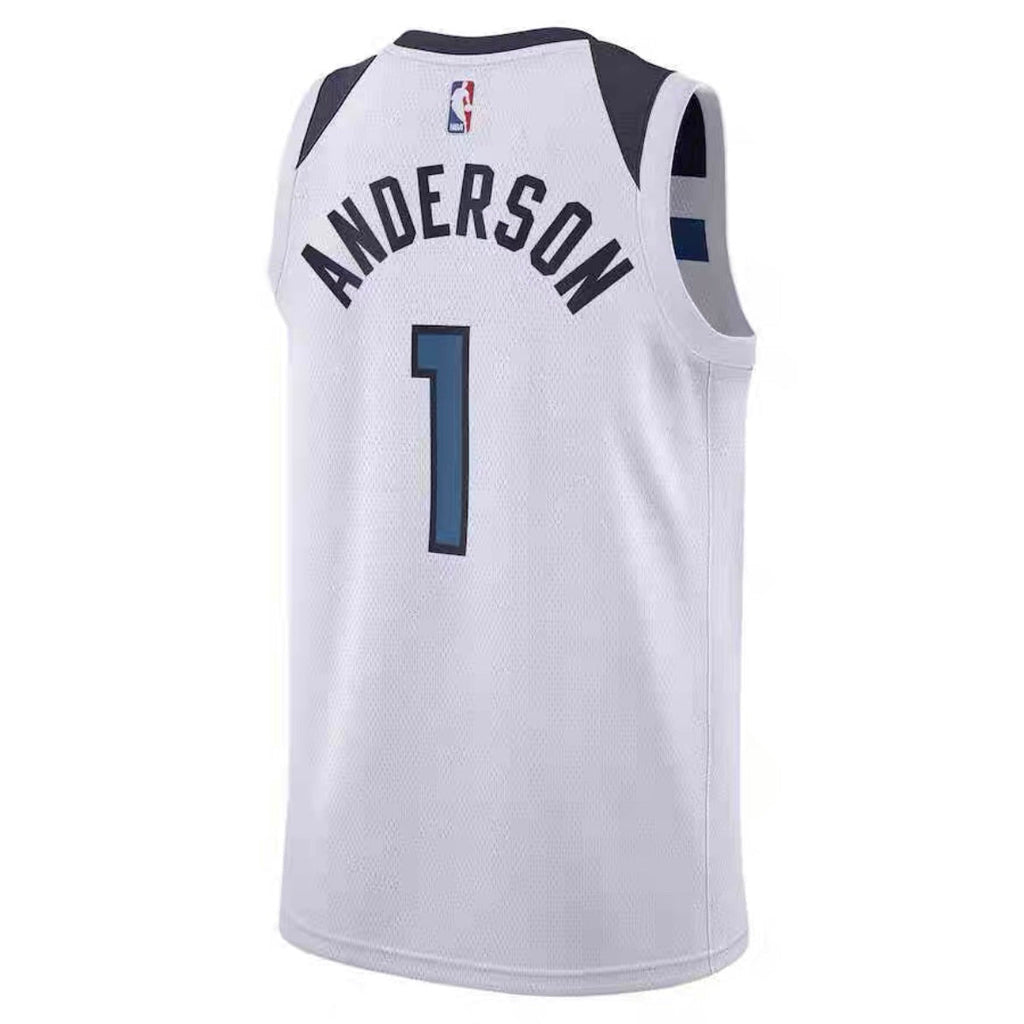Nike Dri-Fit NBA Minnesota Timberwolves Association Edition 22-23 Jersey ‘White Black’ DN2085-106