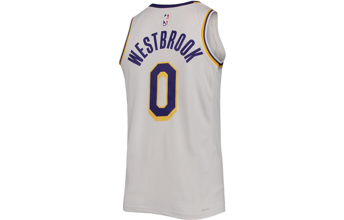Nike x NBA LA Lakers Jerseys ‘Russell Westbrook 0’ CW3595-108