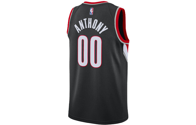 Men’s Nike NBASports Basketball Jersey/Vest SW Fan Edition 20 Season Blazers Anthony 0 No. 0 Black CW3680-014