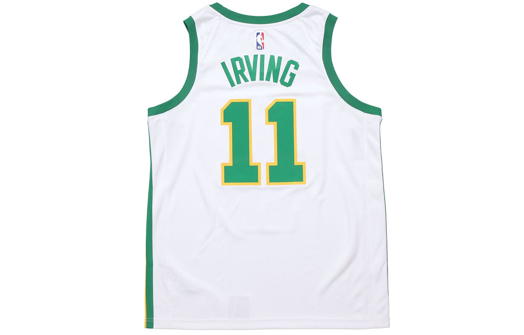Nike NBA 18-19 Kyrie Irving Basketball Jersey ‘White Green’ AJ4596-101