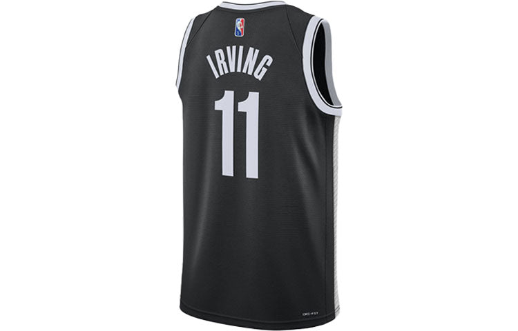Men’s Nike NBA Retro Basketball Jersey/Vest SW Fan Edition Brooklyn Nets Kyrie Irving No. 11 Black DB3563-018