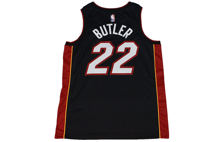 Men’s Nike NBA JerseySW Fan Edition Miami Heat Butler 2 No. 2 Retro Basketball Jersey/Vest Black 864487-027