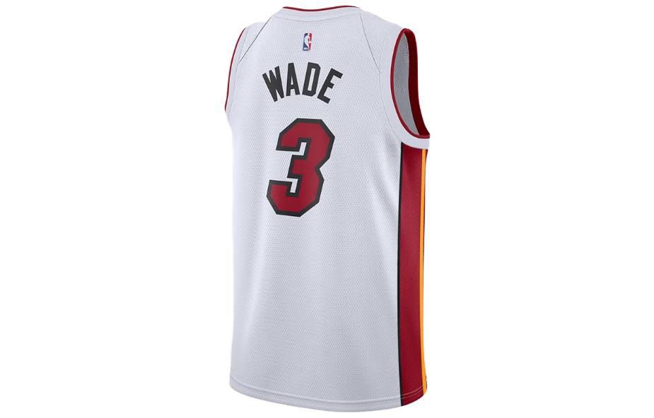 Nike x NBA Miami Heat Dwyane Wade Jerseys ‘White’ 864427-104
