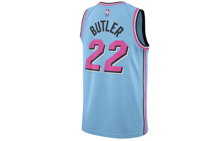 Men’s Nike NBA City Limited Miami Heat 2 No. 2 Butler Basketball Jersey/Vest SW Fan Edition 19-20 Season Blue AV4650-434