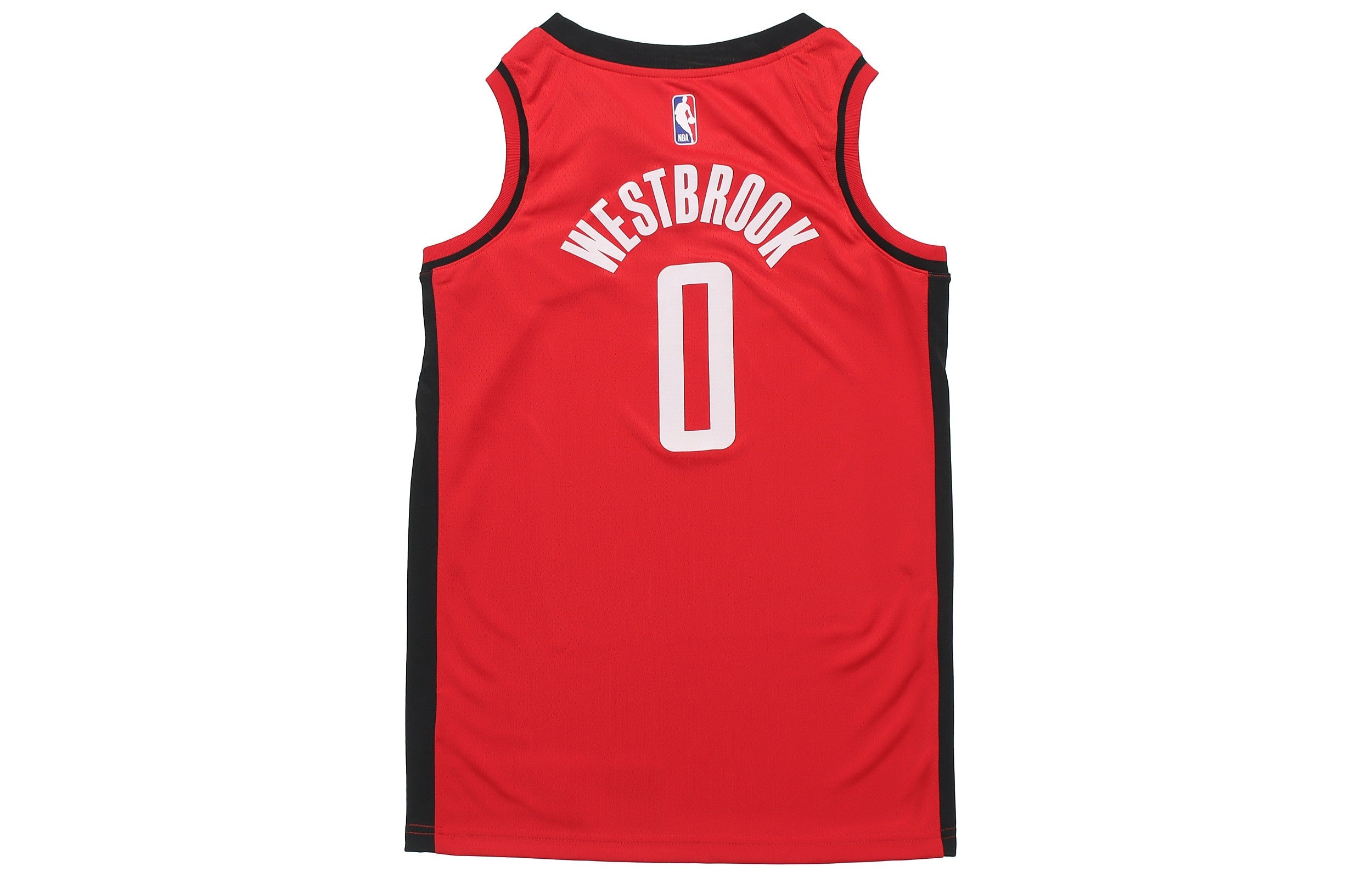 Nike NBA Rockets Westbrook 0 Away Sports Basketball Jersey Red BV7992-662