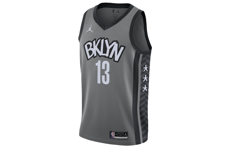 Nike NBA Brooklyn Kevin Durant 20 Basketball Jersey ‘Grey White’ CV9469-002