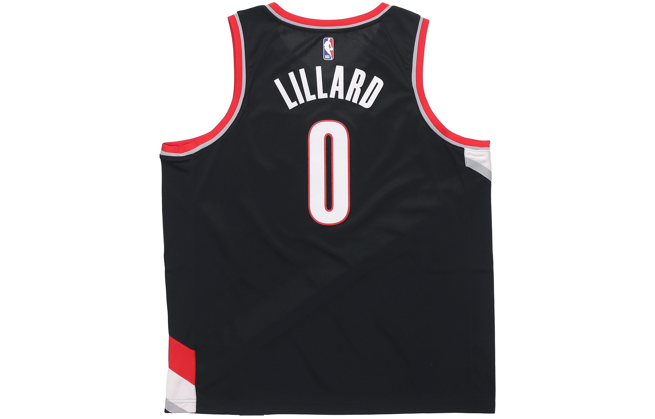 Nike NBA Damian Lillard Icon Edition Swingman Jersey ‘Red Black’ 864505-010