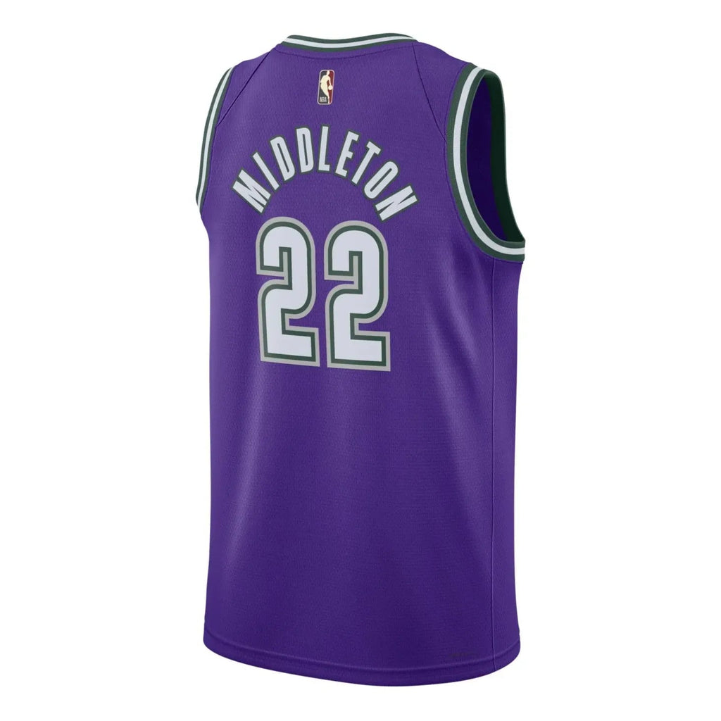 Nike x NBA Milwaukee Bucks Hardwood Classics Swingman Jersey ‘Khris Middleton 22’ DO9450-506