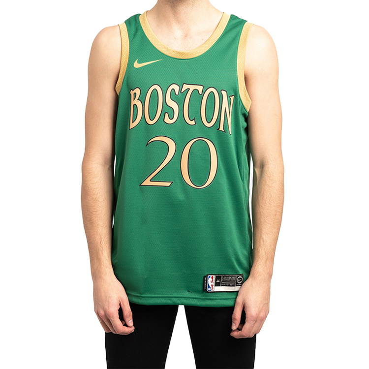 Men’s Nike NBA Sw Fan Edition Boston Celtics . 2 No. 0 Basketball Green Jersey AV4624-312