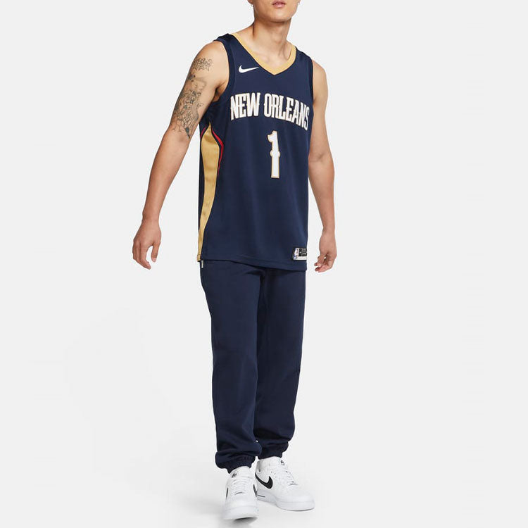Nike NBA Zion Williamson New Orleans Pelicans 2022/23 Icon Edition Swingman Jersey #1 CW3674-424