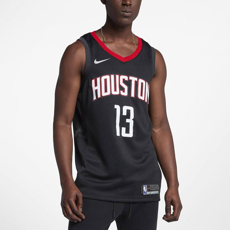 Nike NBA Basketball Jersey Vest SW Fan Edition Rockets 13 Black 877206-010