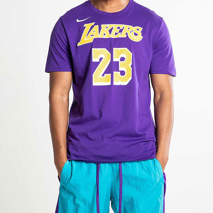Nike Lebron James Jersey Lakers NBA Purple AR4887-557