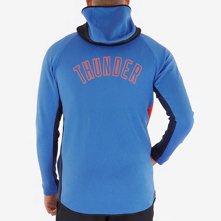 Men’s Nike NBA 19/ Season Thunder Jersey Jacket Blue AT8484-403