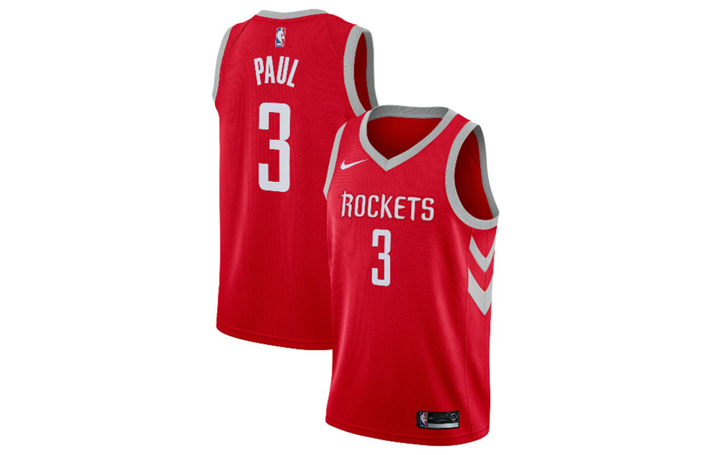 Nike Chris Paul Rockets Icon Edition NBA Swingman Jersey For Men Red 864477-661