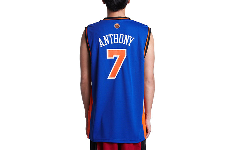 adidas NBA Carmelo Anthony New York Knicks 2014/15 Fan Edition Swingman Jersey #7 Y96610