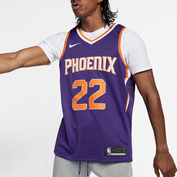 Nike NBA SW Fan Edition Knicks Phoenix Suns 2 2 Basketball Jersey Purple 864503-573
