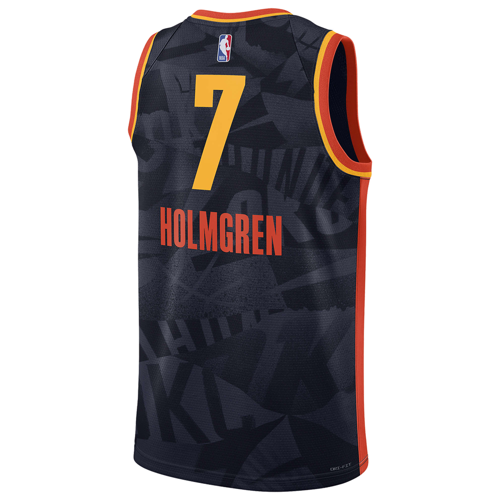 Nike Dri-FIT NBA Swingman Jersey 2023/24 City Edition ‘Oklahoma City Thunder Chet Holmgren’ DX8513-419