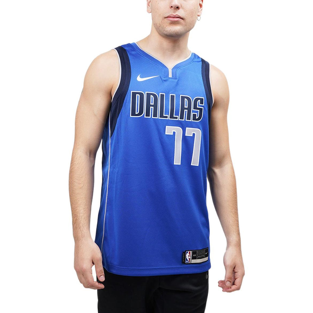 Nike NBA Team Limited Jersey SW Fan Edition Dallas Mavericks Doncic No. 11 2020-2021 Season Blue CW3662-489